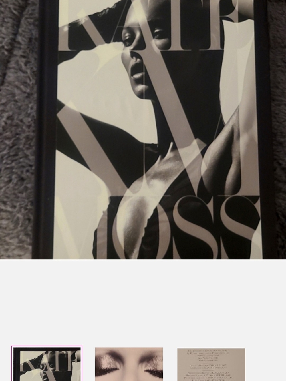 Rizzoli Black & White Fashion Photography Coffee Table Book